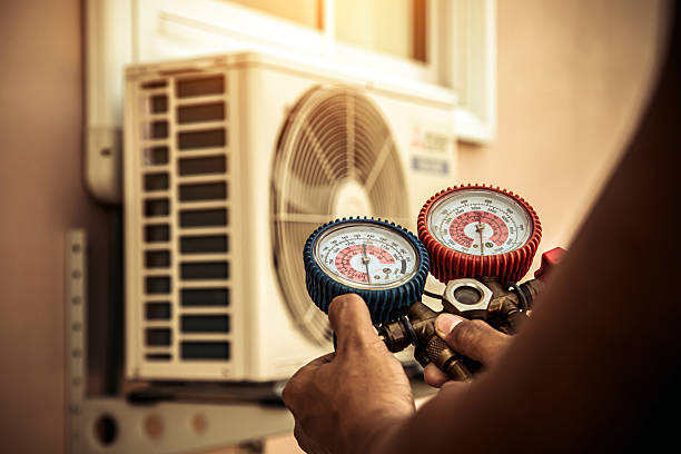 Professional Ac Installation technician working in Hannibal, NY